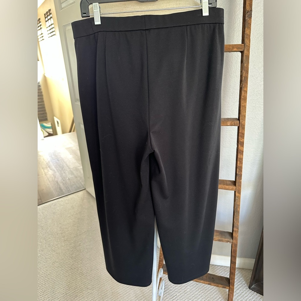 Eileen Fisher Black Wide Leg Pants, size medium - Picture 8 of 12